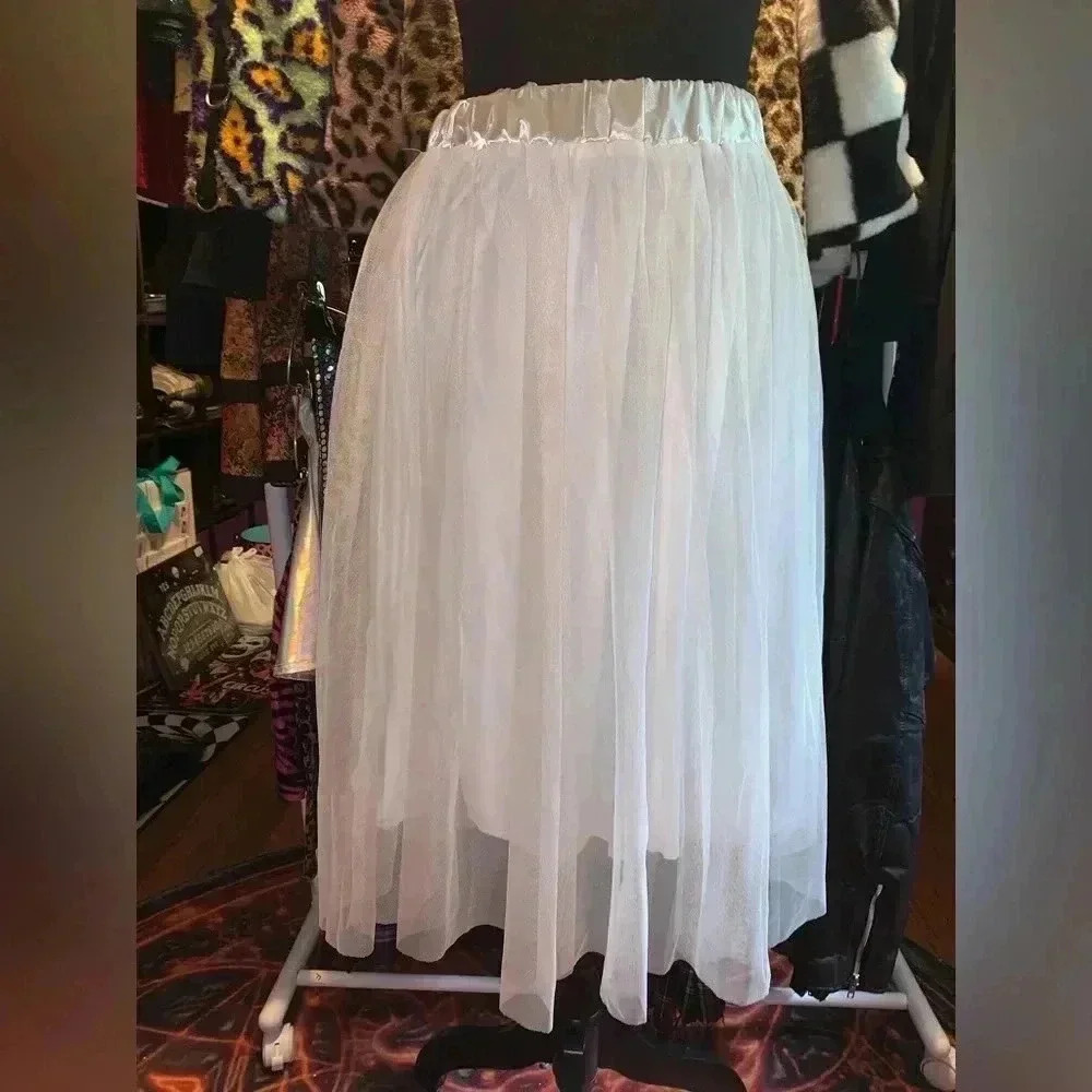 White Lace Skirt - image 1